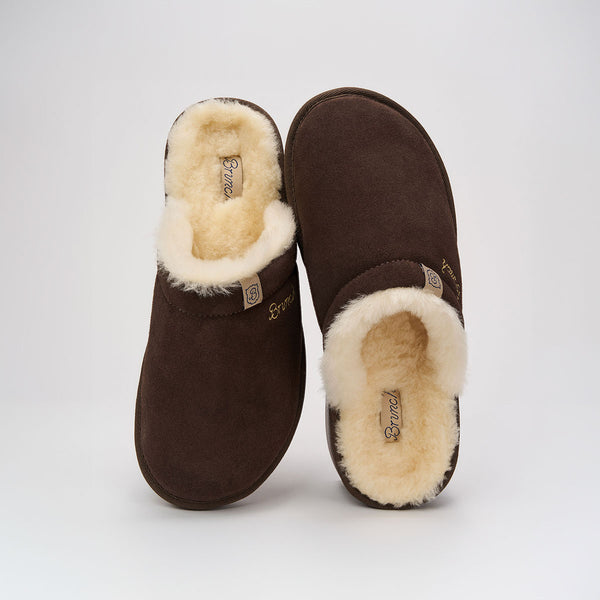Essential Shearling - Brown - Suede