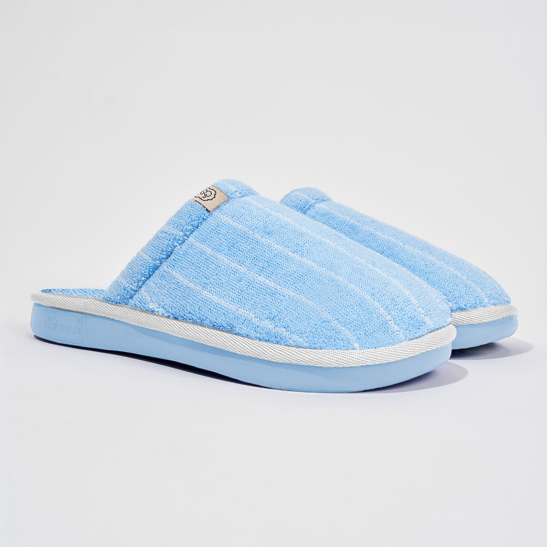 Brunch Essential Cabana Striped Terry slippers