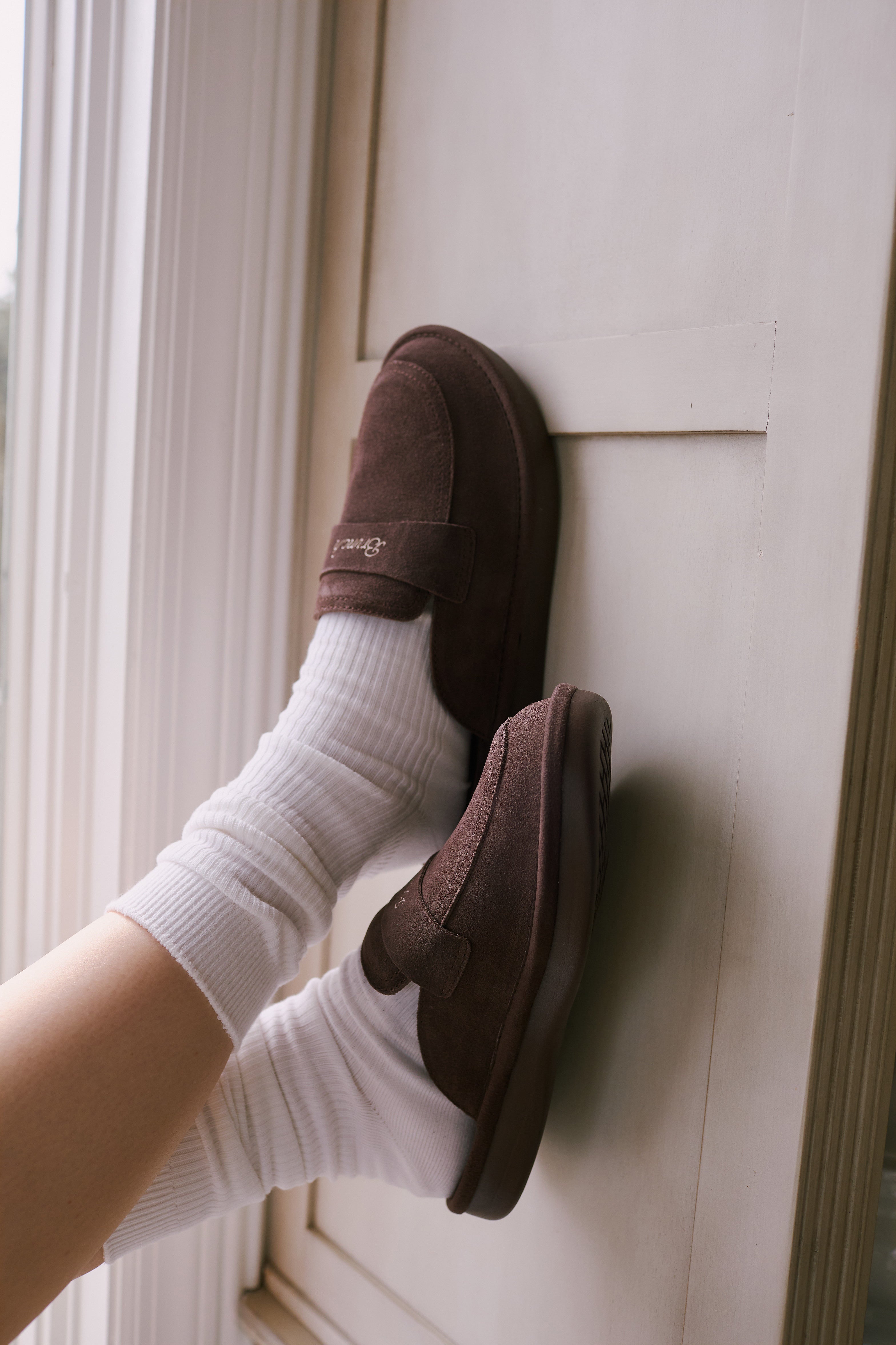 ローズクォーツ シュガーローフ スムースペア 1連 【M-238】 Loafer XXL | Brunch Hotel Inspired Slippers | Brunch Loafer XXL