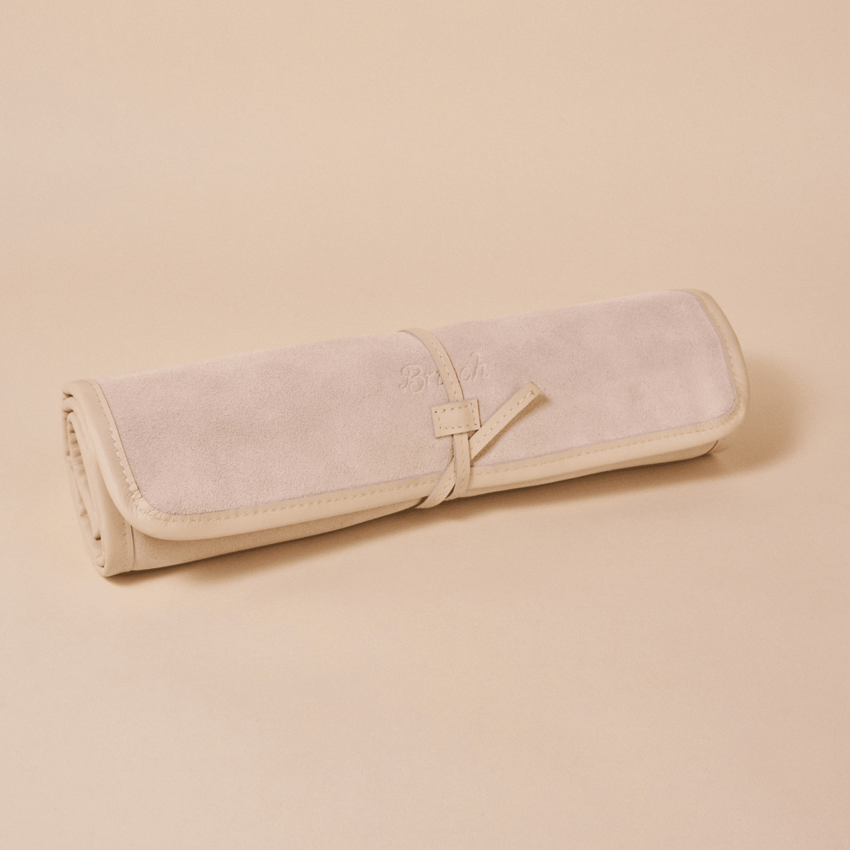 Travel Backgammon Set - Beige - Suede - Brunch - BA1SU1CROS1 - Accessories
