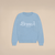 Varsity Crewneck - Powder Blue - French Terry - Brunch - VA3CO1PBUXS - Apparel