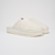 Angled view of Essential XXL slipper in Panna showing ribbed terry upper and thick EVA sole on white background