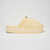 Right profile of Essential XXL slipper showcasing Limoncello ribbed terry texture and platform sole on white background