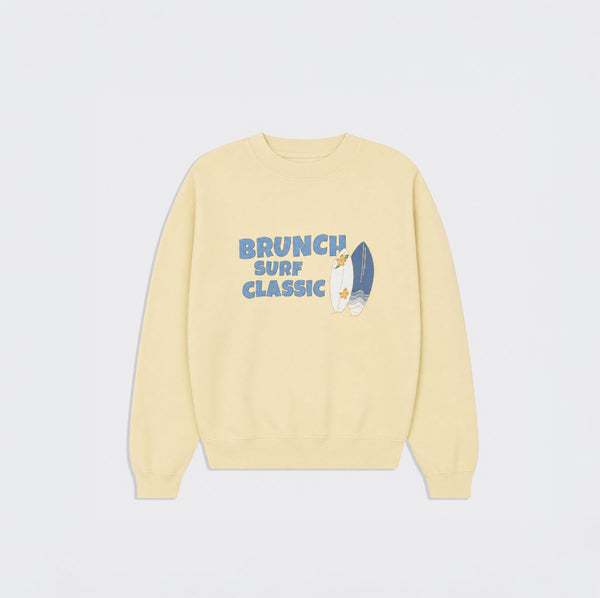 Summer Crewneck - Pale Yellow - French Terry